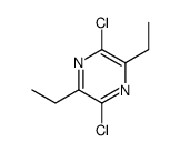 2,5-DICHLORO-3,6-DIETHYL-PYRAZINE Structure