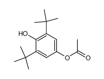 3,5-di-tert-butyl-4-hydroxybenzyl acetate Structure