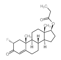2.alpha.-Fluorotestosterone propionate结构式