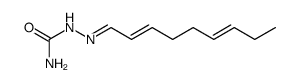 nona-2,6-dienal semicarbazone结构式