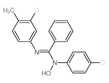 Benzenecarboximidamide,N'-(3-chloro-4-methylphenyl)-N-(4-chlorophenyl)-N-hydroxy-结构式