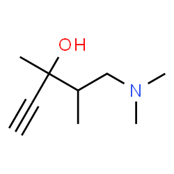 1-Pentyn-3-ol,5-(dimethylamino)-3,4-dimethyl-(9CI) Structure