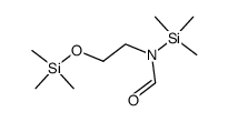 N-[2-(trimethylsiloxy)ethyl]-N-(trimethylsilyl)formamide Structure