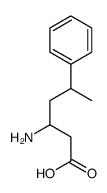 3-AMINO-5-PHENYL-HEXANOIC ACID Structure