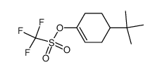 4-tert-butyl-1-cyclohexen-1-yl trifluoromethanesulfonate Structure