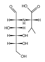 N-D-glucose-2-yl-L-valine Structure