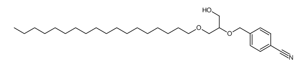 2-(4-Cyanbenzyloxy)-3-octadecyloxy-1-propanol Structure