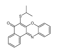 6-propan-2-ylsulfanylbenzo[a]phenoxazin-5-one结构式