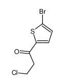 1-(5-溴噻吩-2-基)-3-氯丙烷-1-酮结构式