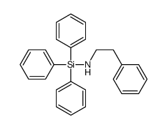 2-phenyl-N-triphenylsilyl-ethanamine Structure