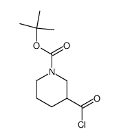 1-(t-butoxycarbonyl)nipecotoyl chloride Structure