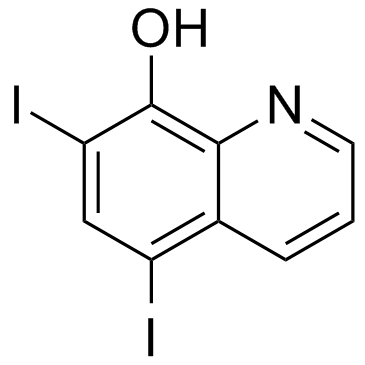 双碘喹啉结构式