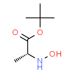 D-Alanine, N-hydroxy-, 1,1-dimethylethyl ester (9CI) Structure