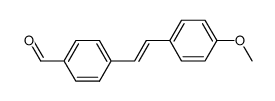 4-<2-(4-Methoxyphenyl)ethenyl>benzaldehyde Structure