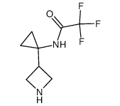 N-(1-azetidin-3-yl-cyclopropyl)-2,2,2-trifluoro-acetamide Structure