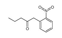 1-(2-nitrophenyl)-2-pentanone Structure