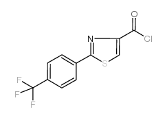 2-[4-(三氟甲基)苯基]-1,3-噻唑-4-羰酰氯结构式