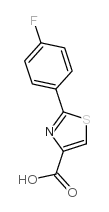 2-(4-Fluorophenyl)-1,3-thiazole-4-carboxylic acid Structure