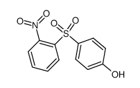 4-(2-nitro-benzenesulfonyl)-phenol结构式