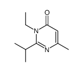 3-ethyl-2-isopropyl-6-methylpyrimidin-4(3H)-one Structure
