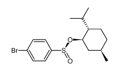 (1R,2S,5R)-menthyl (S)-p-bromobenzene sulfinate Structure