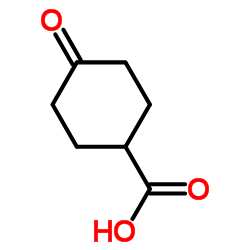 4-Oxocyclohexanecarboxylic acid Structure