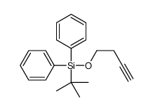 tert-Butyl(3-butynyloxy)diphenylsilane结构式