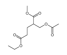 5-O-ethyl 1-O-methyl 2-(acetyloxymethyl)pentanedioate结构式