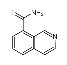 异喹啉-8-碳硫酰胺结构式
