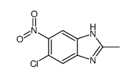 6-chloro-2-methyl-5-nitro-1H-benzimidazole Structure
