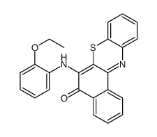 6-(2-ethoxyanilino)benzo[a]phenothiazin-5-one结构式
