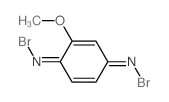1-N,4-N-dibromo-2-methoxycyclohexa-2,5-diene-1,4-diimine结构式