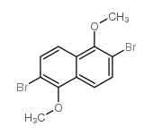2,6-二溴-1,5-二甲氧基萘结构式