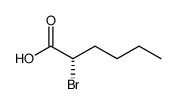 Hexanoic acid, 2-bromo-, (2S)-结构式