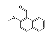 1-Naphthalenecarboxaldehyde, 2-(methylthio) Structure