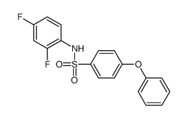 N-(2,4-difluorophenyl)-4-phenoxybenzenesulfonamide Structure