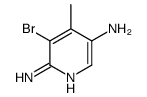 2,5-二氨基-3-溴-4-甲基吡啶结构式