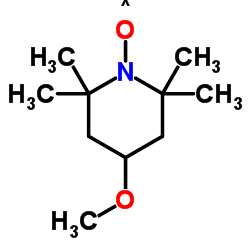 4-甲氧基-2,2,6,6-四甲基哌啶1-氧基 自由基 [氧化反应的催化剂]结构式