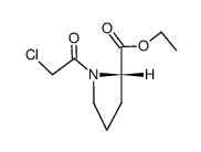 N-chloroacetyl-L-proline ethyl ester结构式