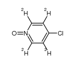 4-chloropyridine N-oxide-2,3,5,6-d4 Structure