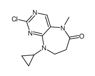 10-chloro-2-cyclopropyl-6-methyl-2,6,9,11-tetrazabicyclo[5.4.0]undeca-7,9,11-trien-5-one Structure