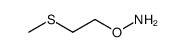 O-(2-methylsulfanylethyl)hydroxylamine Structure