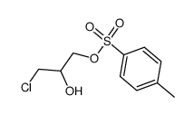 (R,S)-2-hydroxy-3-chloropropyl p-toluenesulfonate结构式