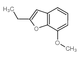 2-乙基-7-甲氧基苯并呋喃结构式