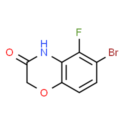 6-Bromo-5-fluoro-2H-benzo[b][1,4]oxazin-3(4H)-one Structure