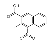 1-Nitro-2-methyl-naphthoesaeure-(3)结构式
