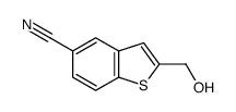 2-(hydroxymethyl)-1-benzothiophene-5-carbonitrile Structure