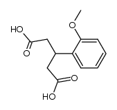 3-(2-Methoxyphenyl)pentanedioic acid Structure