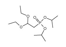 diisopropyl (2,2-diethoxyethyl)phosphonate结构式