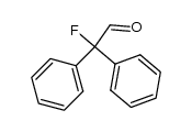 2,2-diphenyl-2-fluoroacetaldehyde Structure